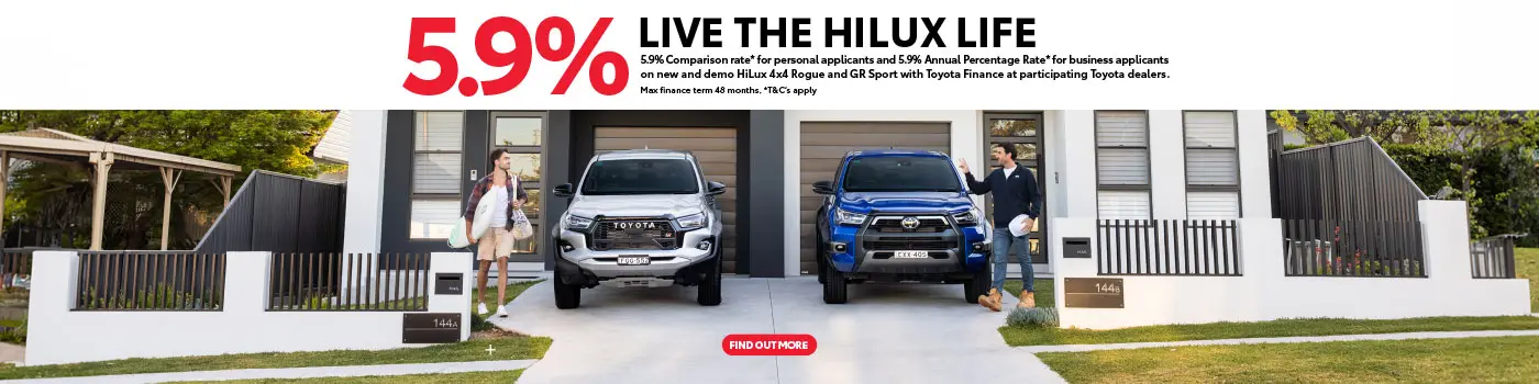 ERO Hilux Rogue & GR Sport | 5.9% Offer