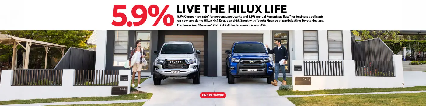 ERO Hilux Rogue & GR Sport | 5.9% Offer